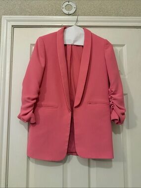 Gianni Bini Pink Collar Blazer